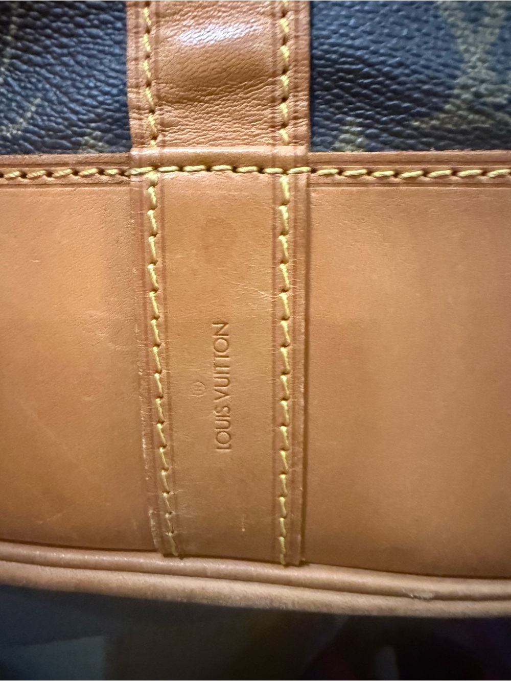 Louis Vuitton Randonnée GM Monogram Backpack Bucket Bag France Nov 1990 - Picture 12 of 16